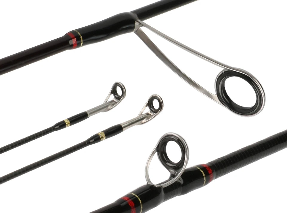 KUYING TETON 1.56m 1.8m 1.86m 1.9m 1.92m 1.98m Super Ultra Soft Light Baitcasting Casting Spinning Lure Fishing Rod Pole Combo