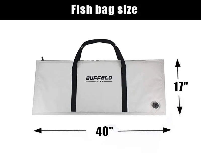 40"x17" Insulate Fish Cooler Bag Large Monster Leakproof Kill Bag Portable Waterproof Thermal Tote Fishing Tackle Storage Bags