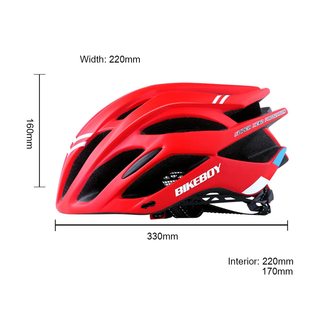 Bikeboy MTB Bike Helmet for Men Women Sport Cycling Helmet Adjustable Mountain Road Bicycle Soft Pad Safety Hat Cap Accessories