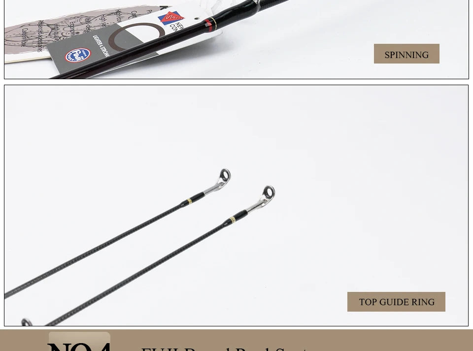 KUYING TETON 1.56m 1.8m 1.86m 1.9m 1.92m 1.98m Super Ultra Soft Light Baitcasting Casting Spinning Lure Fishing Rod Pole Combo