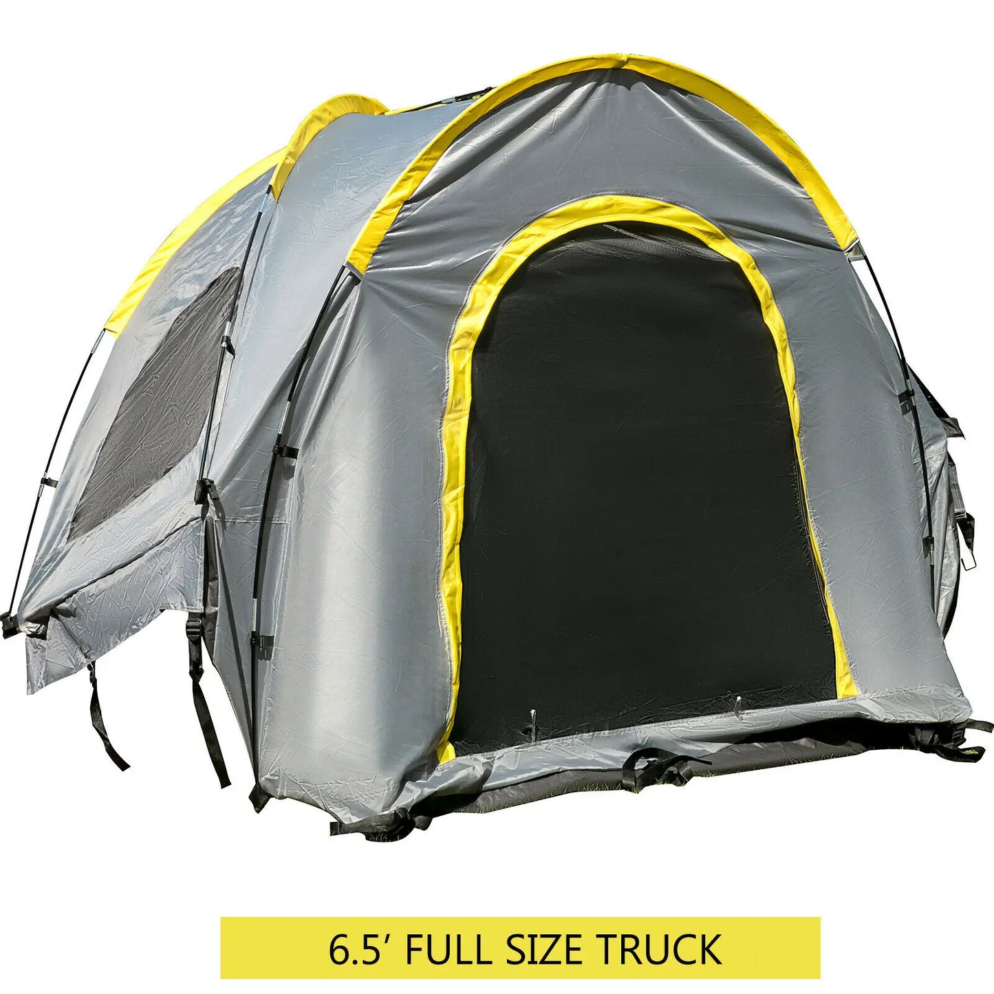 SucceBuy 5-8 FT Waterproof Truck Tent Car Accessories Bed for Full/Mid Size Truck 2-Person Sleeping Capacity for Camping Hiking