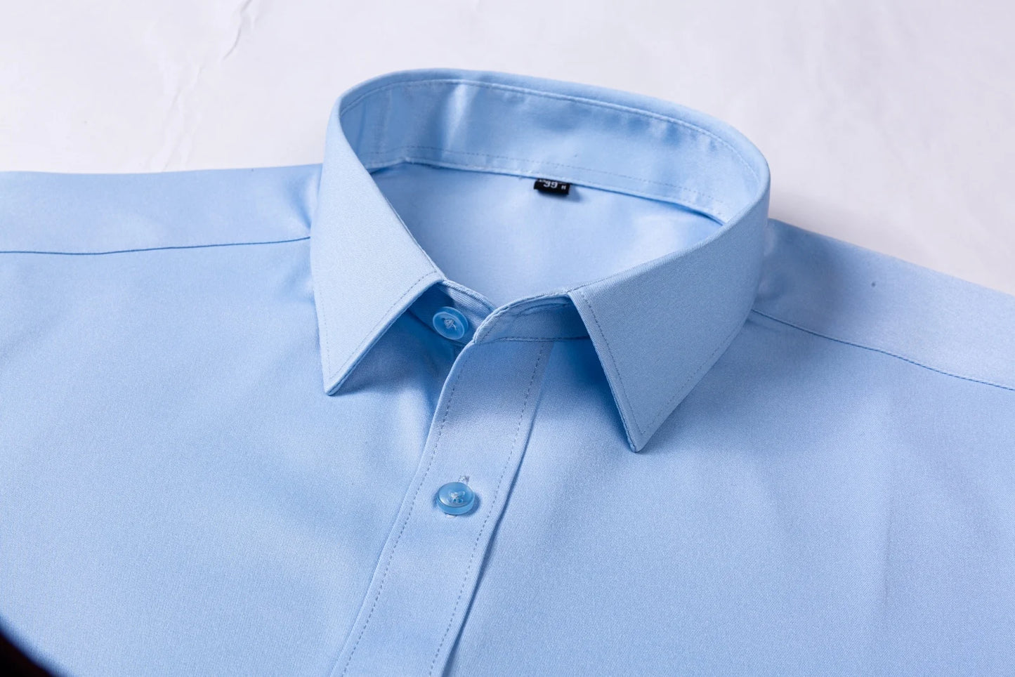 Men's Ultra-Stretch Shirt - High-Quality Silky Business Formal Long-Sleeve Shirt for Social and Casual Wear