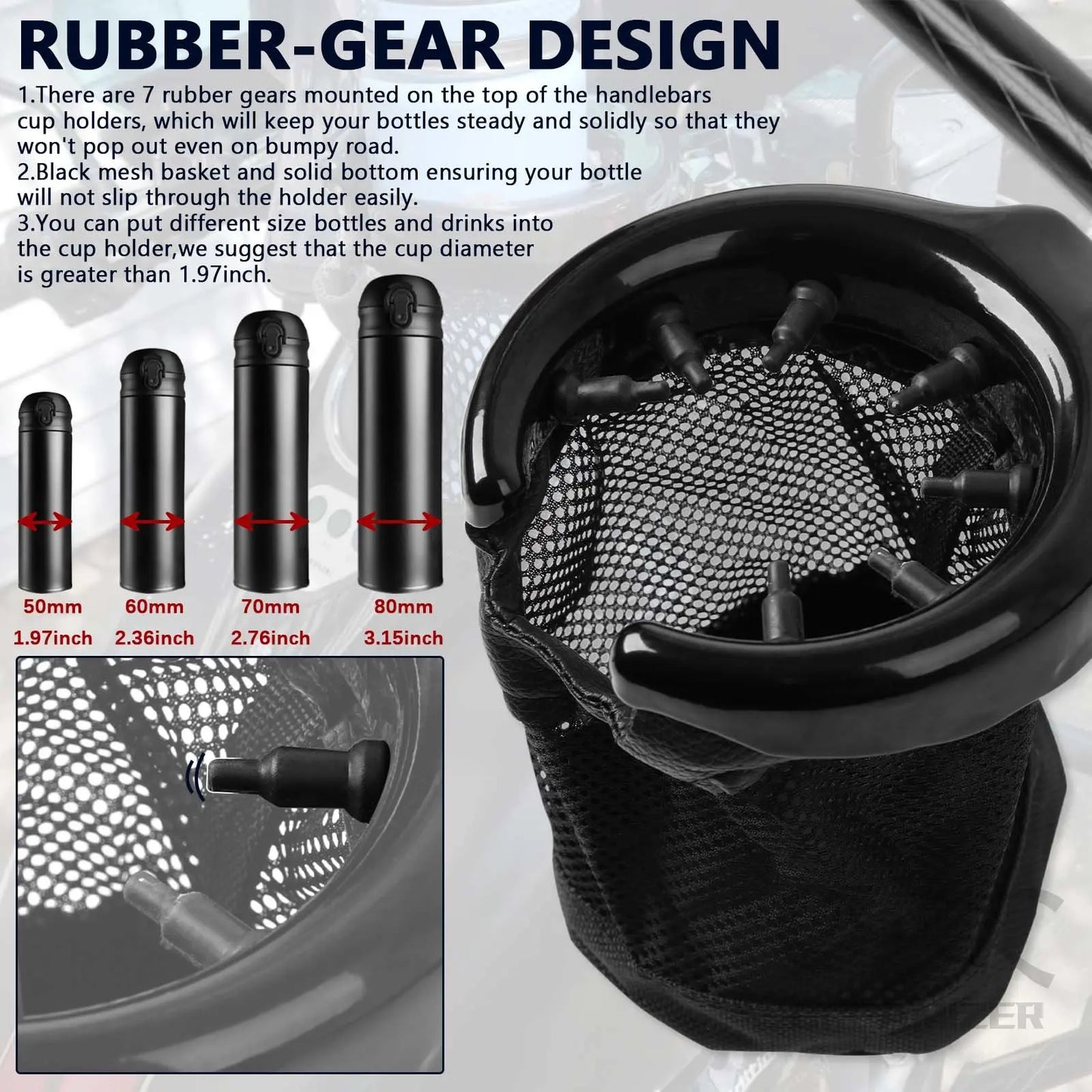 25MM Motorcycle Drinking Holder Cup For Honda Goldwing 1800 GL1800 2001-2015 F6B 2013-2015 New Rear Passenger Drink Cup Holder