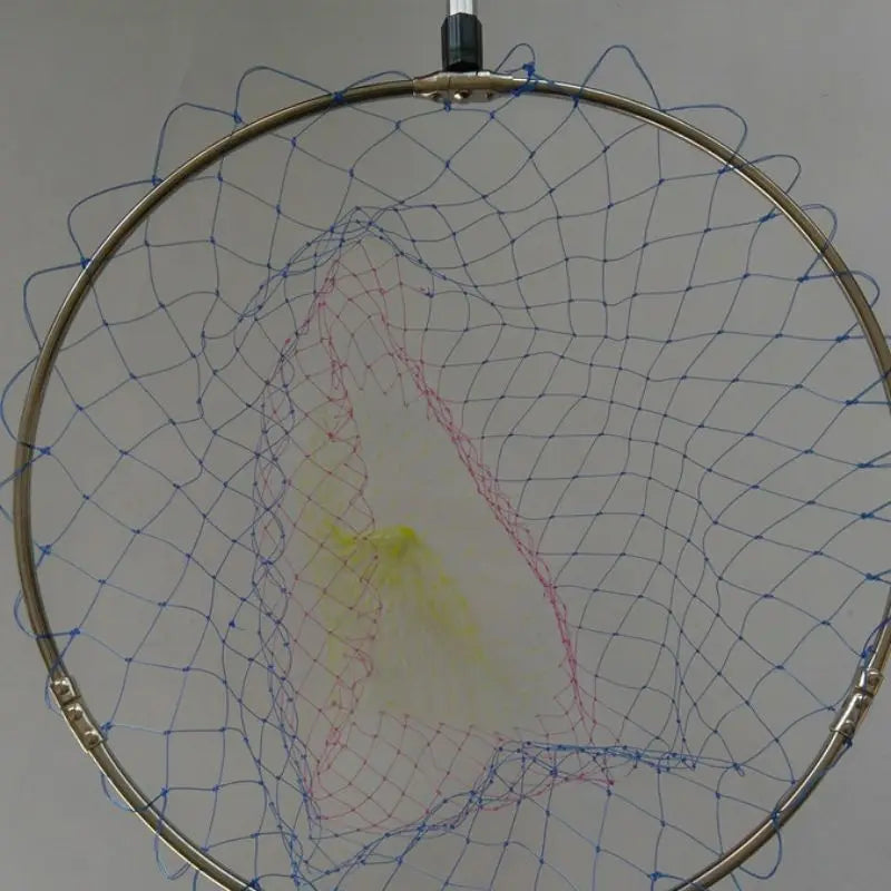 Depth Nylon Fishing Net Collapsible Rhombus Mesh Hole Folding Dip Net Outdoor Fishing Tools Fishing Catchers Planting Tackle