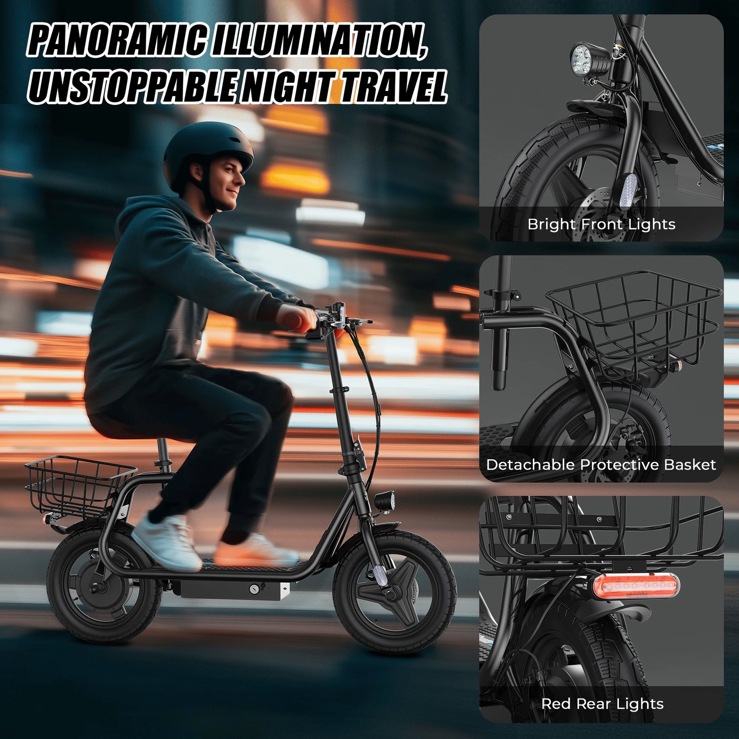 VARUN P7 Adult Electric Scooter 750W Motor 48V10.4AH Battery City Escooter 14 Inch Tire Foldable E-Scooter