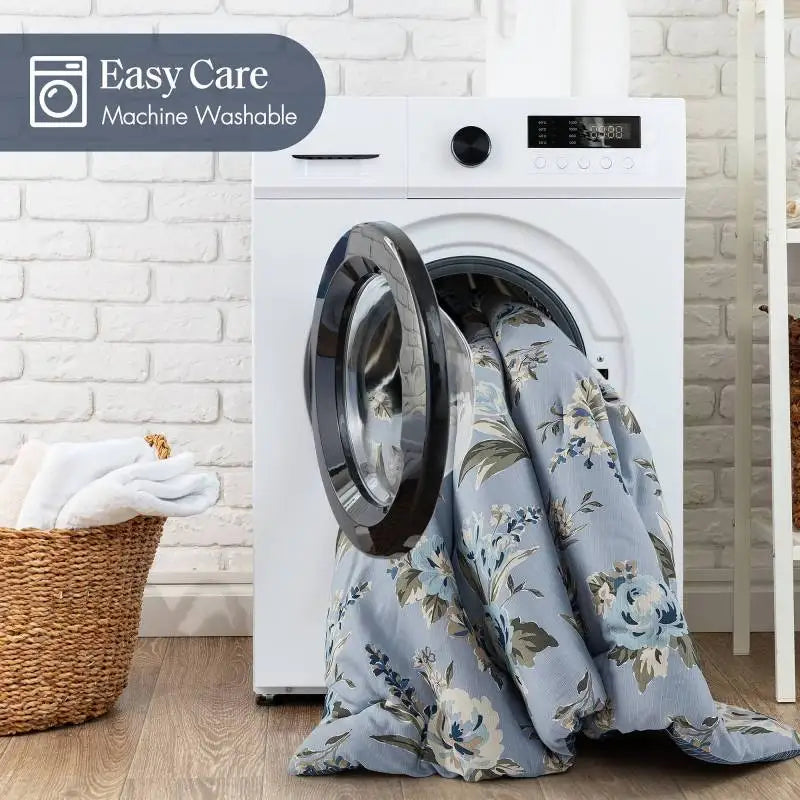 7PCS King Vintage Floral Comforter Set