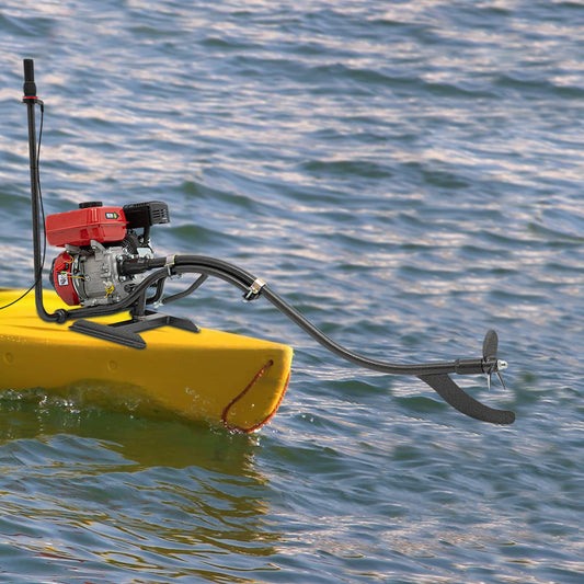 4-Stroke 7.5 HP Outboard Motor Single-cylinder Heavy Duty Fishing Boat Engine Air-cooled For Small Fishing Raft Boat