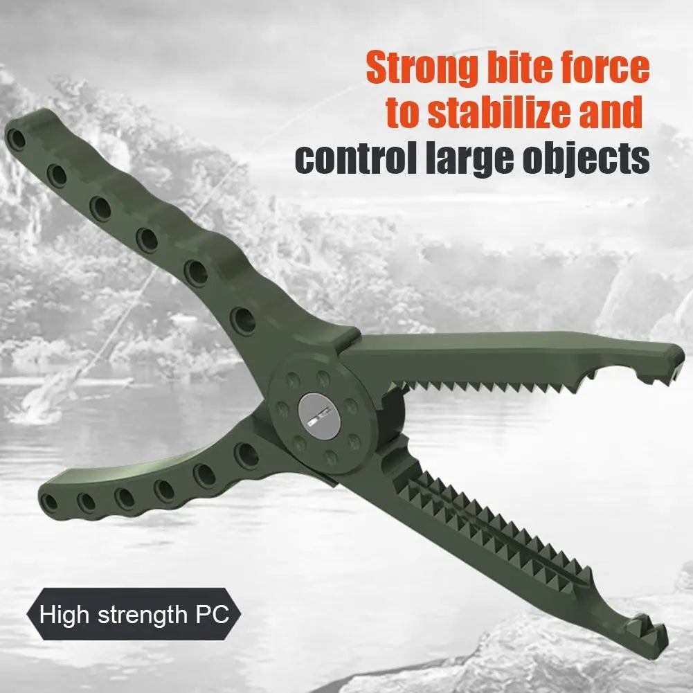 Fish Grip Fishing Plier Adjustable Fish Line Cutter Scissors Multifunction Fishing Body Clamp Fishing Accessories