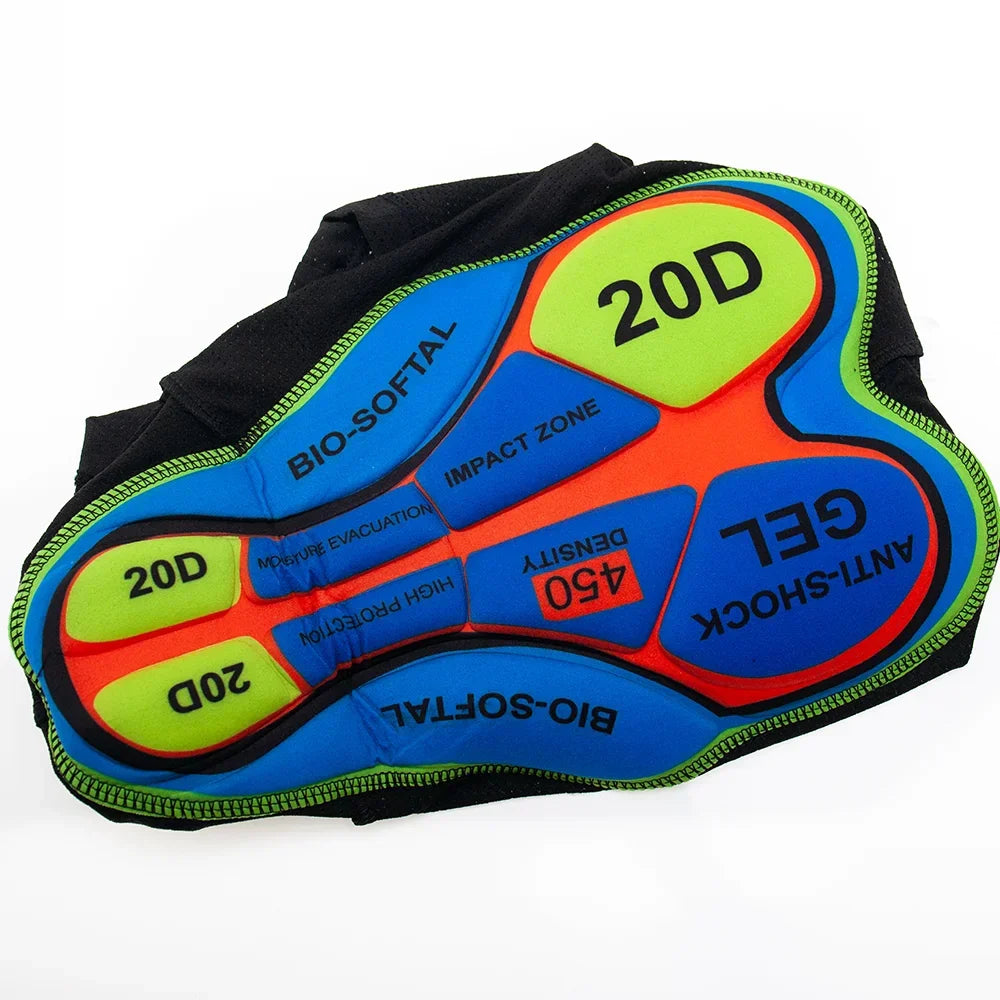 Men's Bike 20D Gel Padded Bicycle Pants Under Wear Sell Well Cycling Bibs Shorts Mountain Bike Breathable