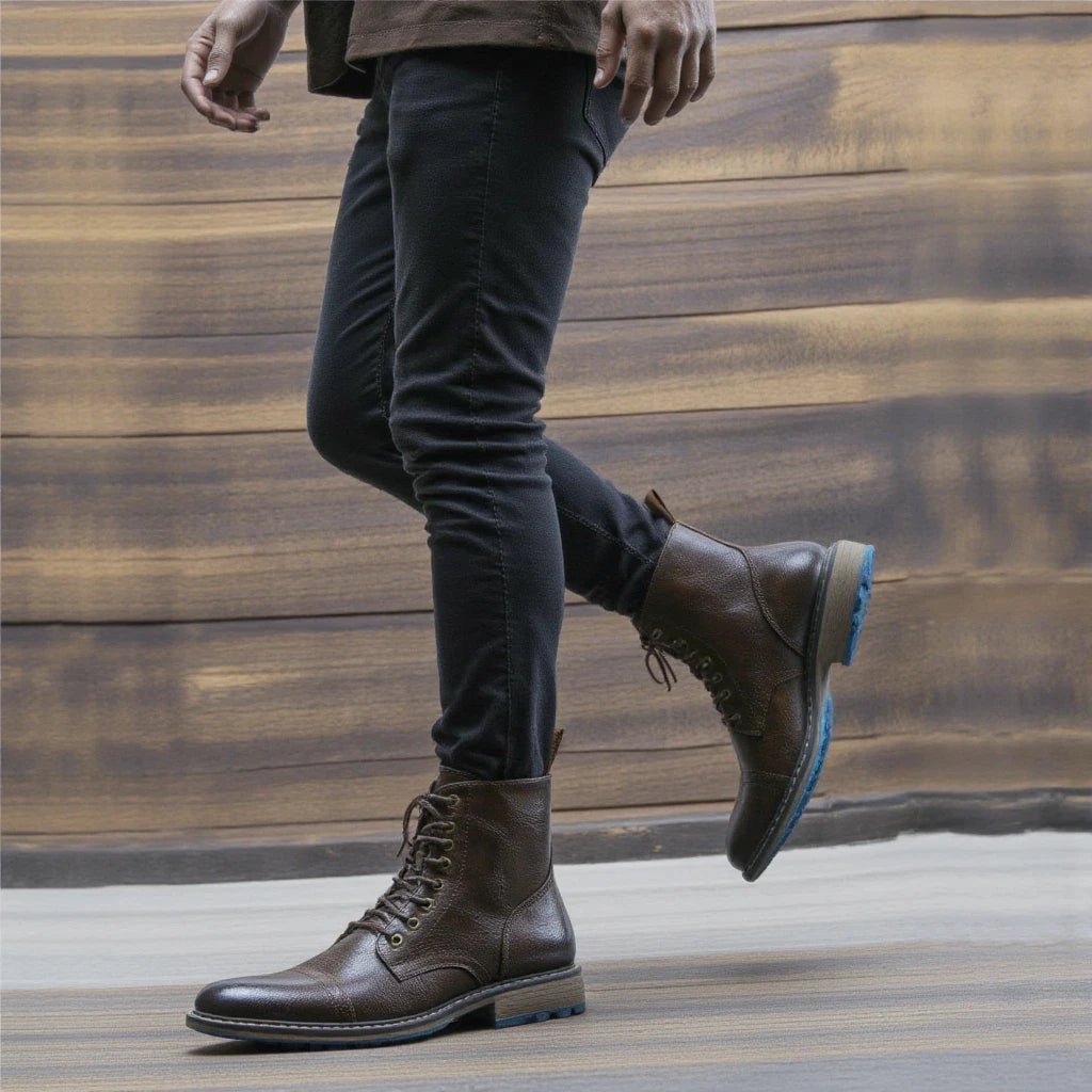 Men Ankle Boots Fashion Brand Comfortable Casual Men Boots