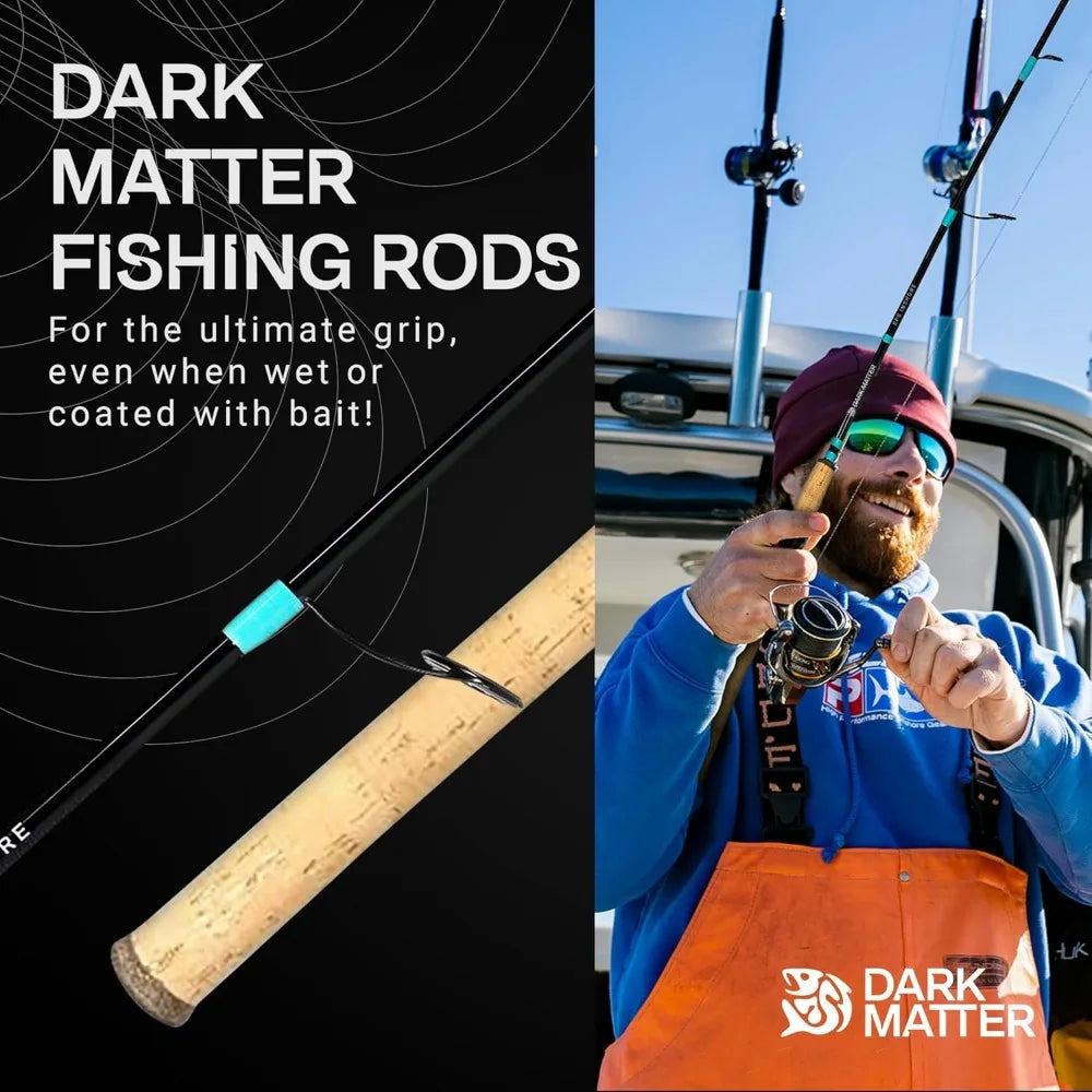 Fishing Rods - SPS Inshore Spinning Rods for Fishing, Heavy Duty Inshore Fishing Rods for Saltwater Rod and Sea Fishing Rod - C