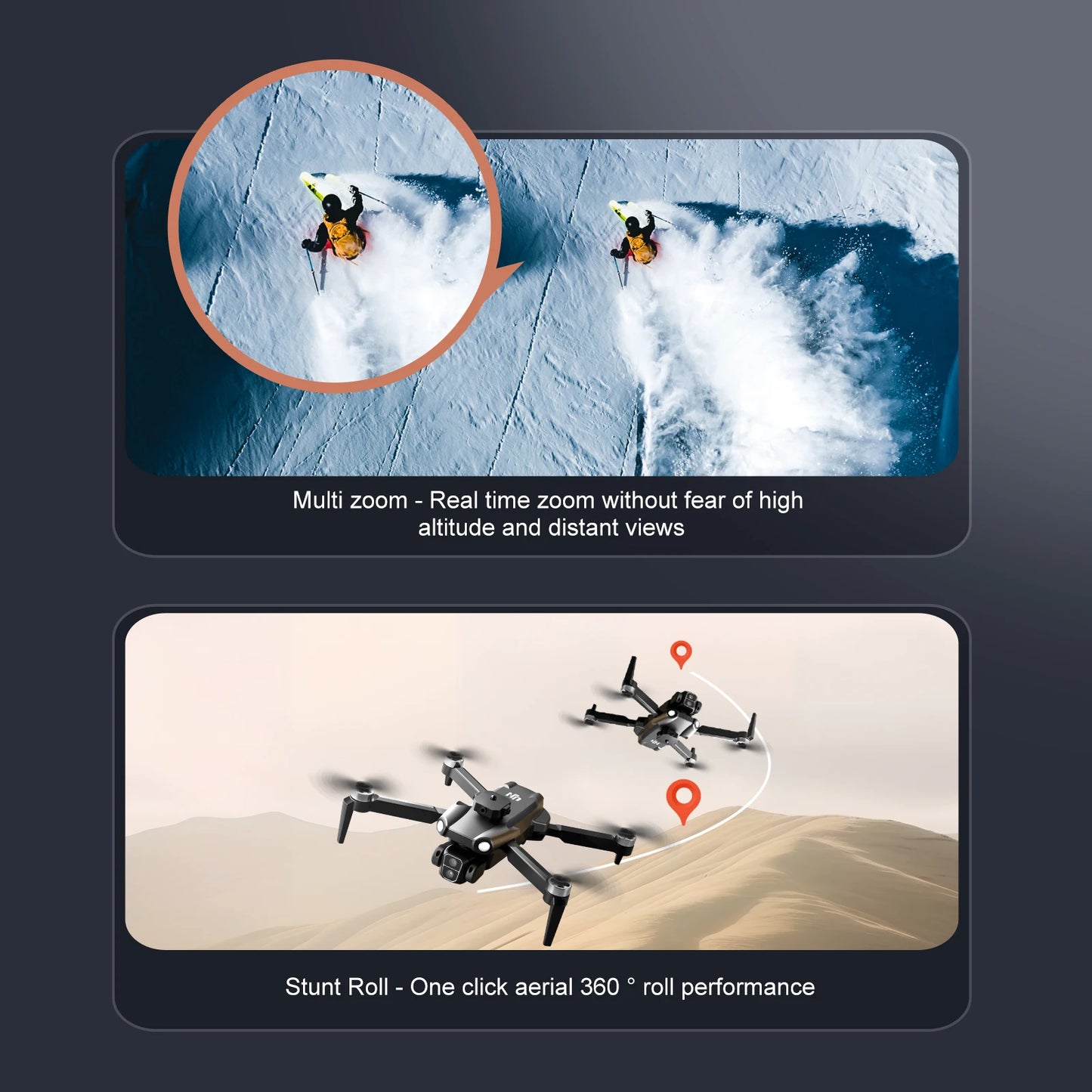 M8 Pro  Drone Professional Mini Dron WIFI Optical Flow Localization 3sided Obstacle Avoidance Quadcopter Toy Gift