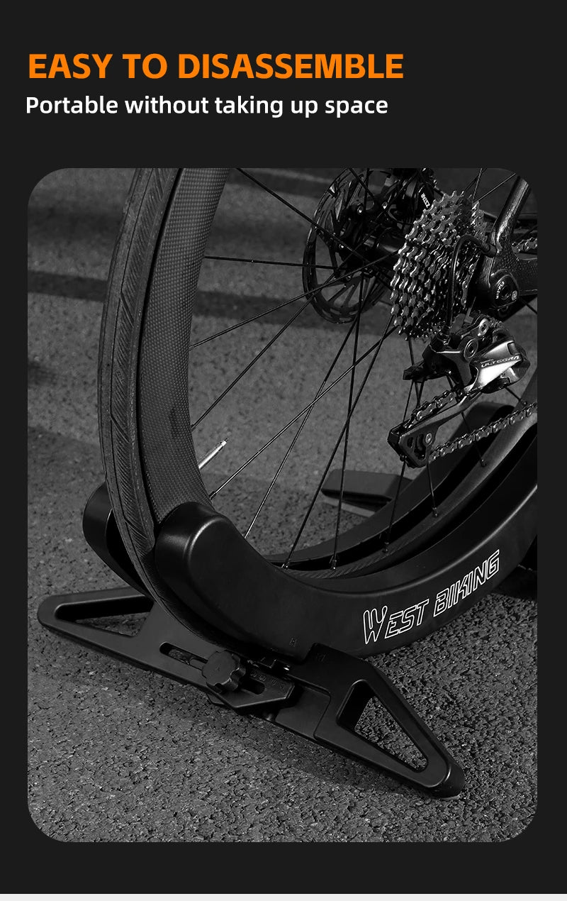 WEST BIKING Bicycle MTB Floor Stand Indoor Bike Parking Racks Adjustable Widely Adaptable For Road Mountain Bike Accessories