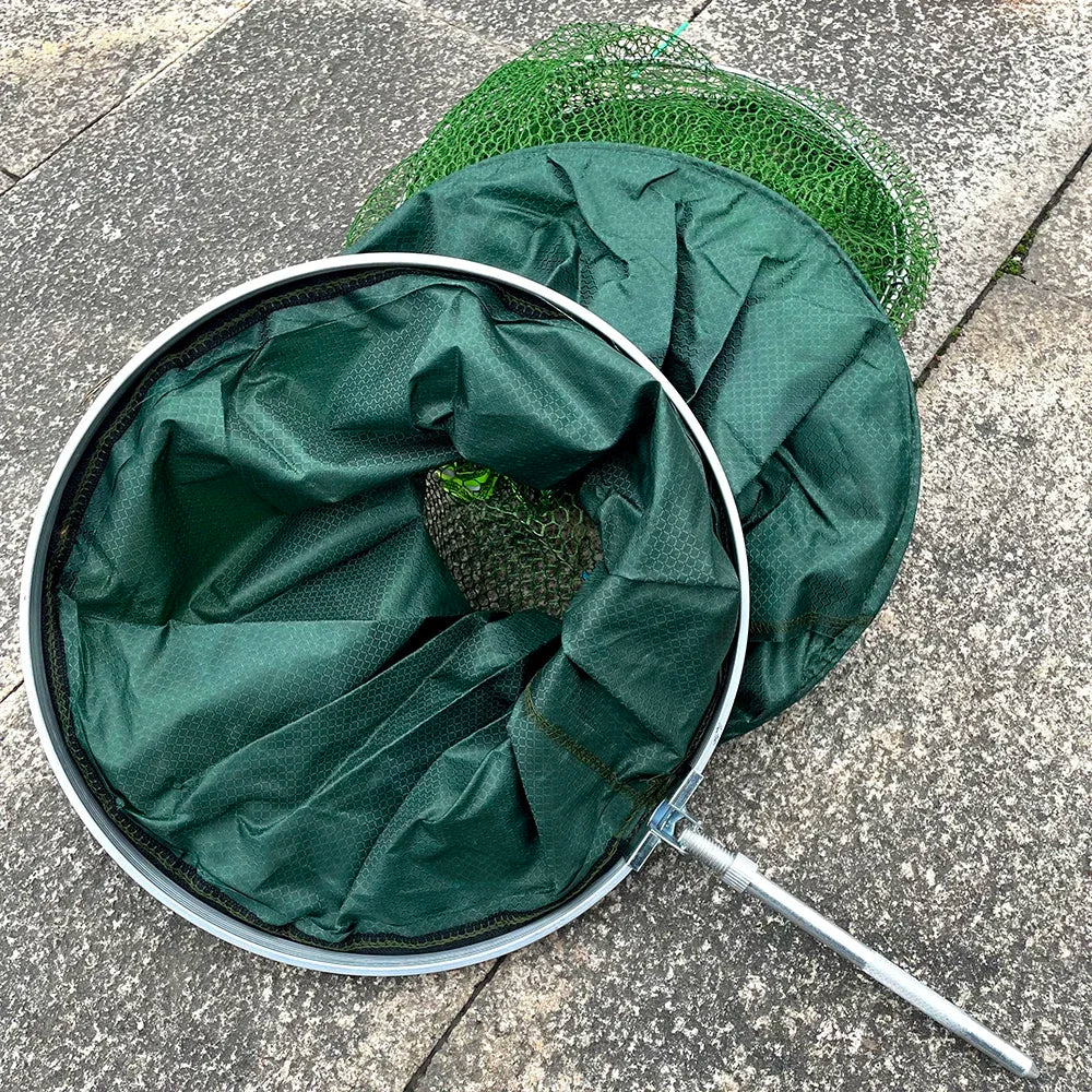 Folding Fishing Net 1.7m 2m 2.5m 3m Shrimp Fish Trap Carp Large Creel Feeder Crab Catchers Surfcasting Accessories Cast Network