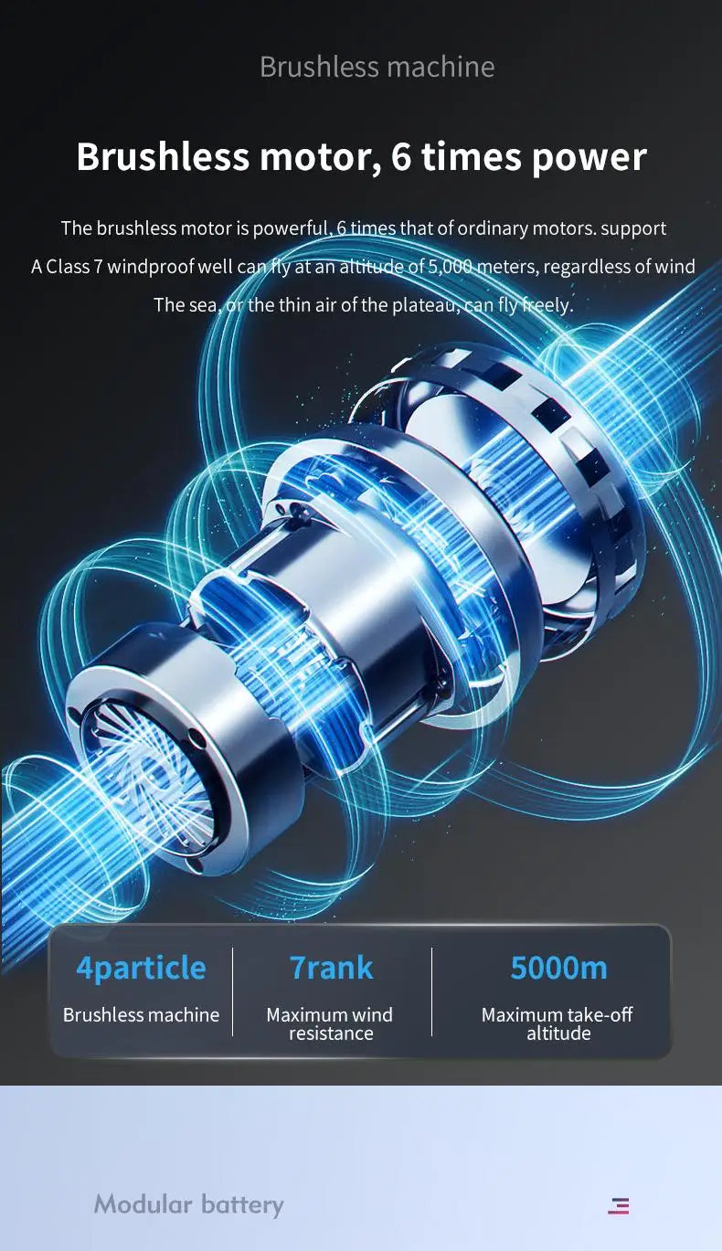 H10 drone, 8K camera intelligent obstacle avoidance, optical flow positioning precise hovering shooting,