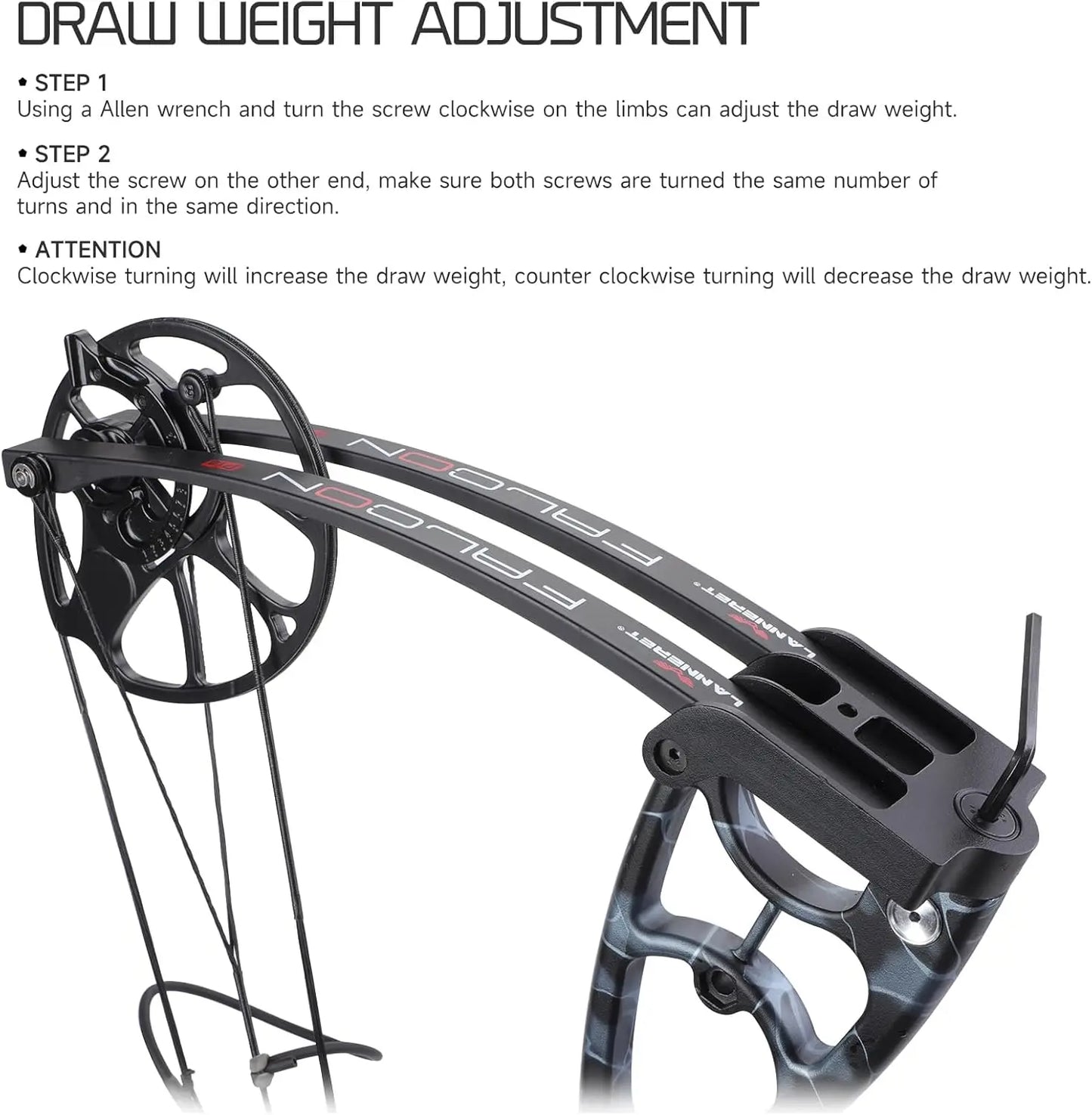 Compound Bow and Archery Sets - Right Hand Archery Compound Bows 30-70 lbs Draw Weight Adjustable for Youth，Adults and Beginners