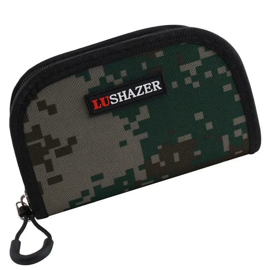 Outdoor Portable Fishing Bag Large Capacity Canvas Zipper Sequins Spoon Lure Bait Tackle Box Fishhooks Hand Spinner Storage Case