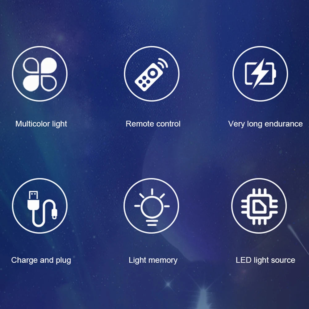 LED Northern Lights Aurora Projector Galaxy Star Night Light Projector Galaxy Starry Projection Lamp Aurora Lighting for Bedroom