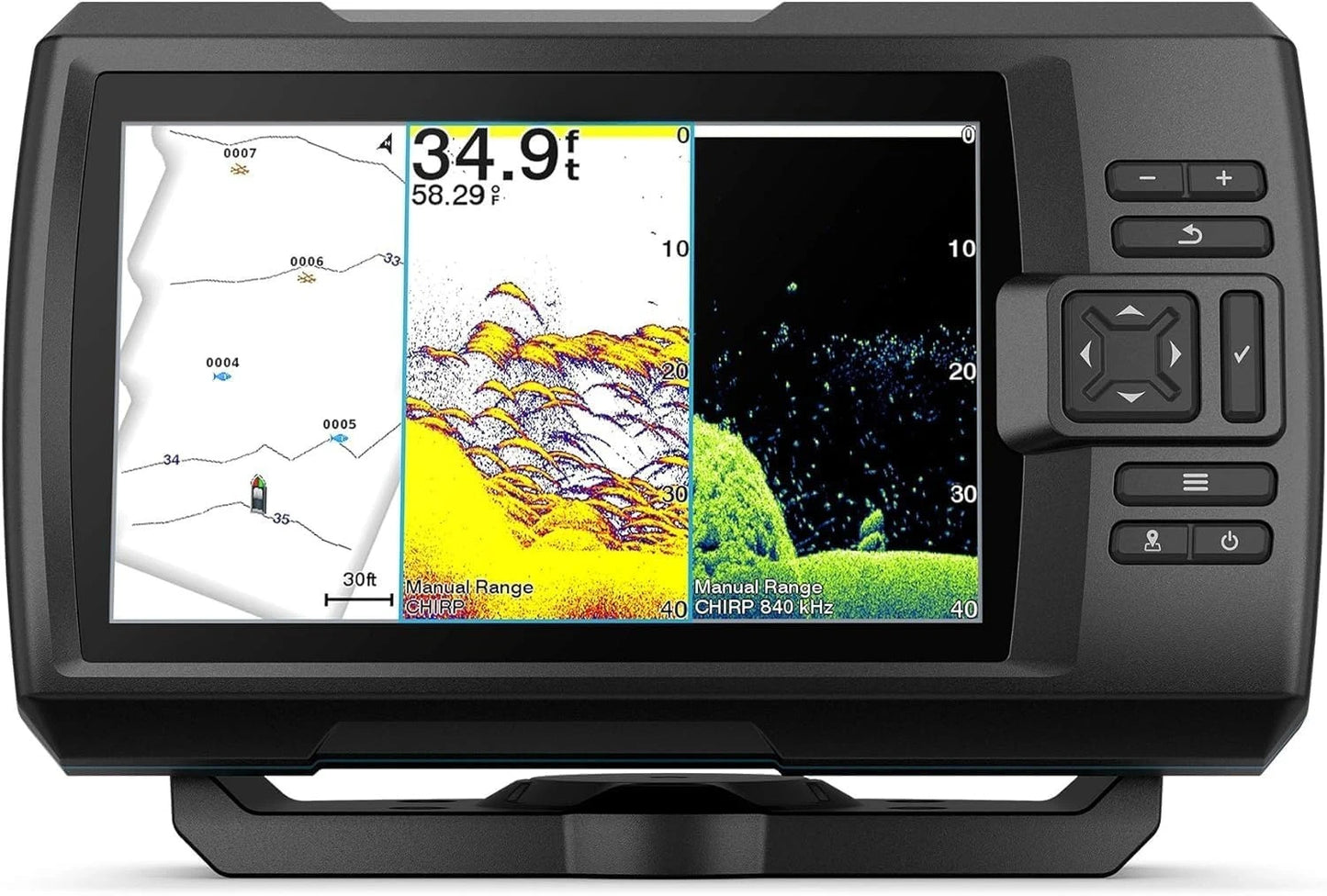 U.S. with GT20-TM Transducer - Easy-to-Use 7-inch Color Fishfinder and Sonar Transducer, Vivid Scanning Sonar Color Palettes