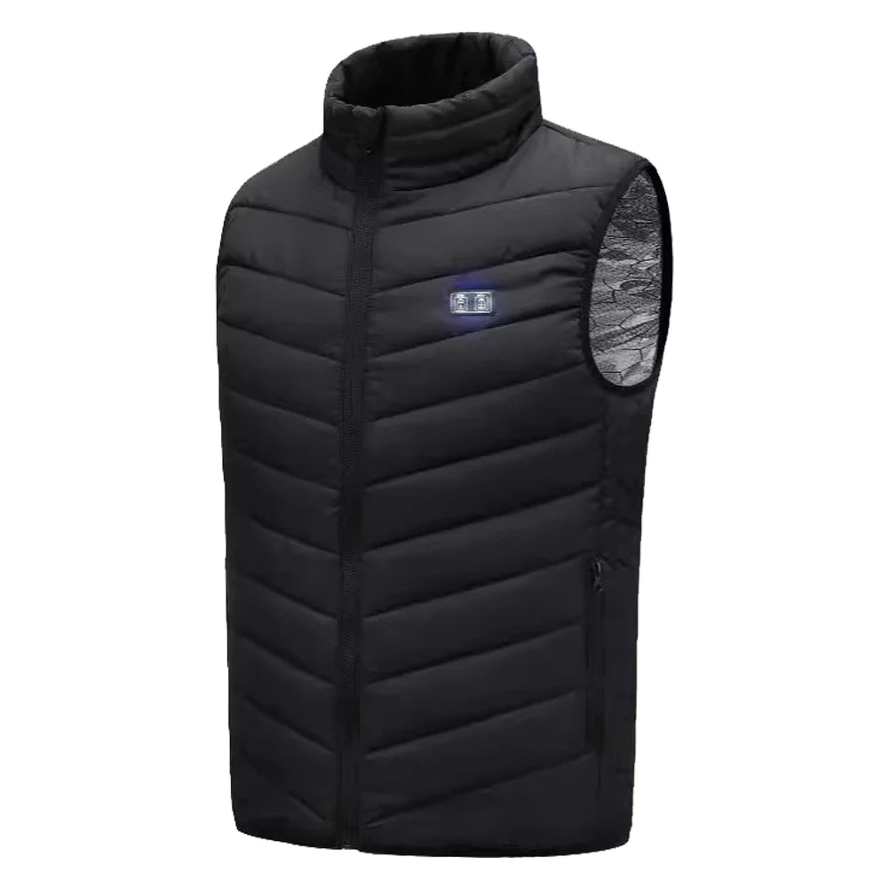 USB Heated Vest Winter Outdoor Warm Vest Electric Heating Thermal Warm Clothes for Men and Women Outdoor Skiing Hiking