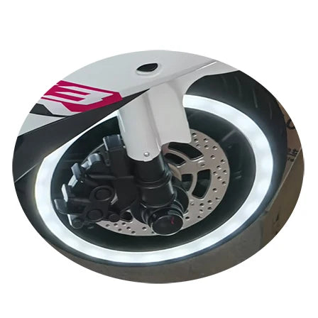 Young Rider 12V7AH Electric Motorcycle - Training Wheels, Hand Drive Throttle & Cool Light-Up Wheels for Kids 3-6 Years