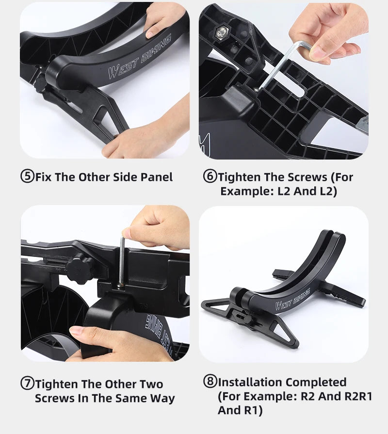 WEST BIKING Bicycle MTB Floor Stand Indoor Bike Parking Racks Adjustable Widely Adaptable For Road Mountain Bike Accessories