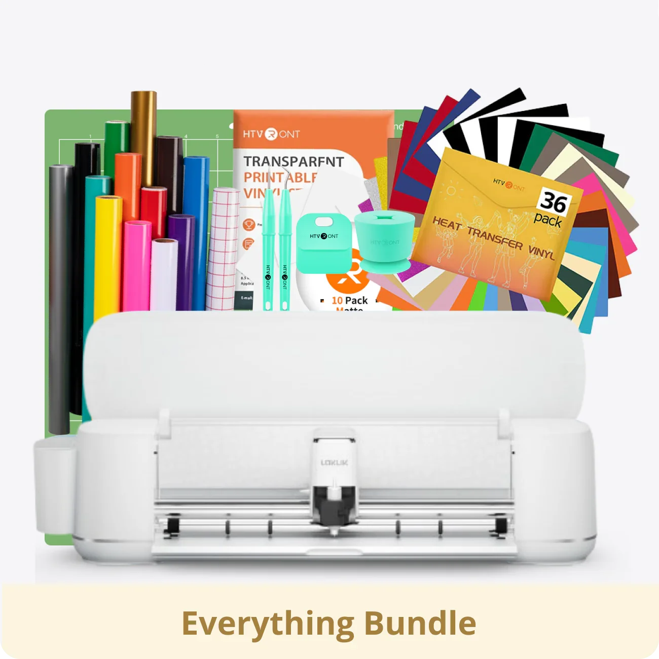 LOKLiK Vinyl Cutter Machine for all Crafts Create Customized Cards Smart Cutting Machine Compatible with iOS Android Windows Mac