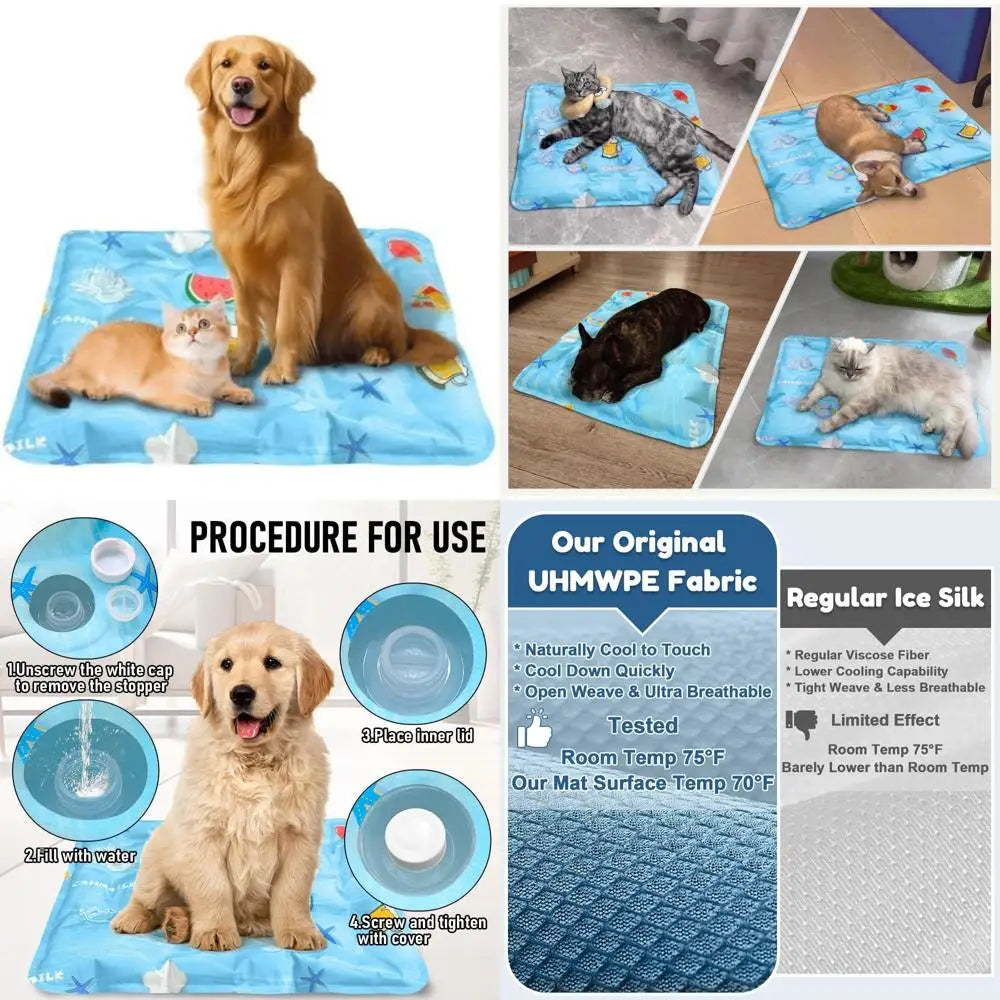 Pet Cooling Mat for Dogs and Cats(15.75"x19.69")