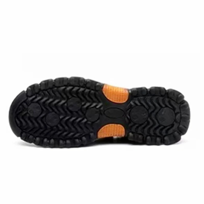 Men Work Shoes Breathable Work Sneakers Composite Toe Safety Shoes Anti-Puncture Indestructible Shoes Welders Safety Boots