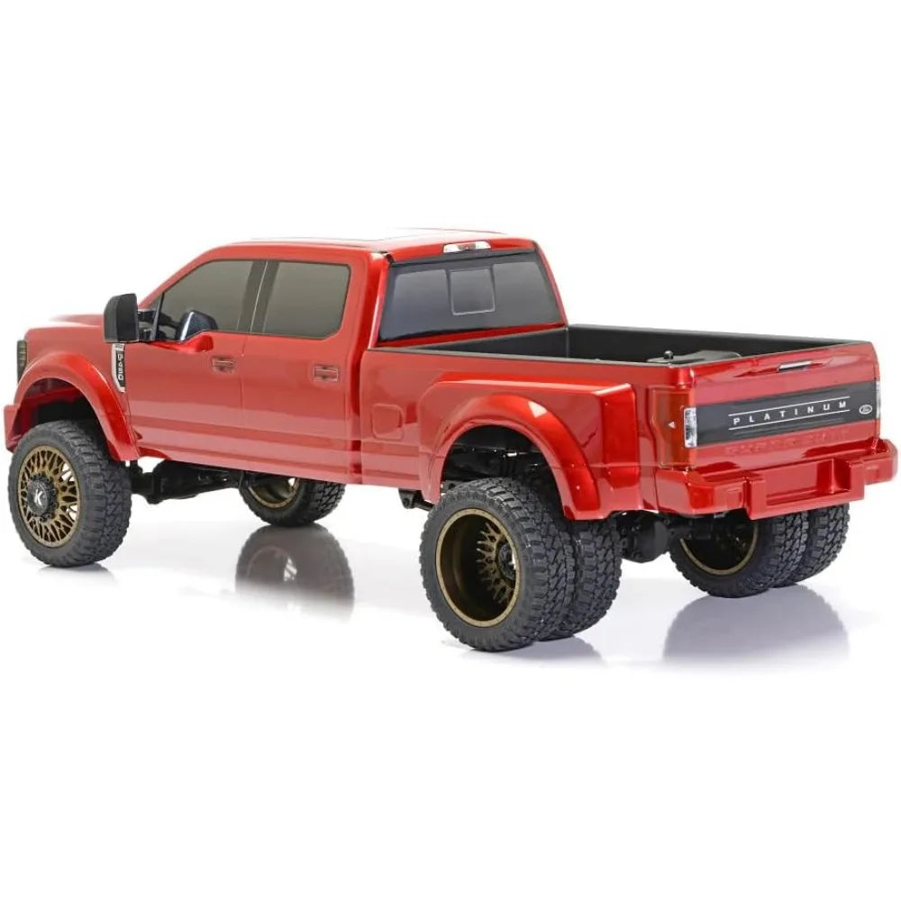 Wheel Edition 4WD RTR Truck, All-Terrain, Water-Proof for RC Hobbyists, Red Candy Apple