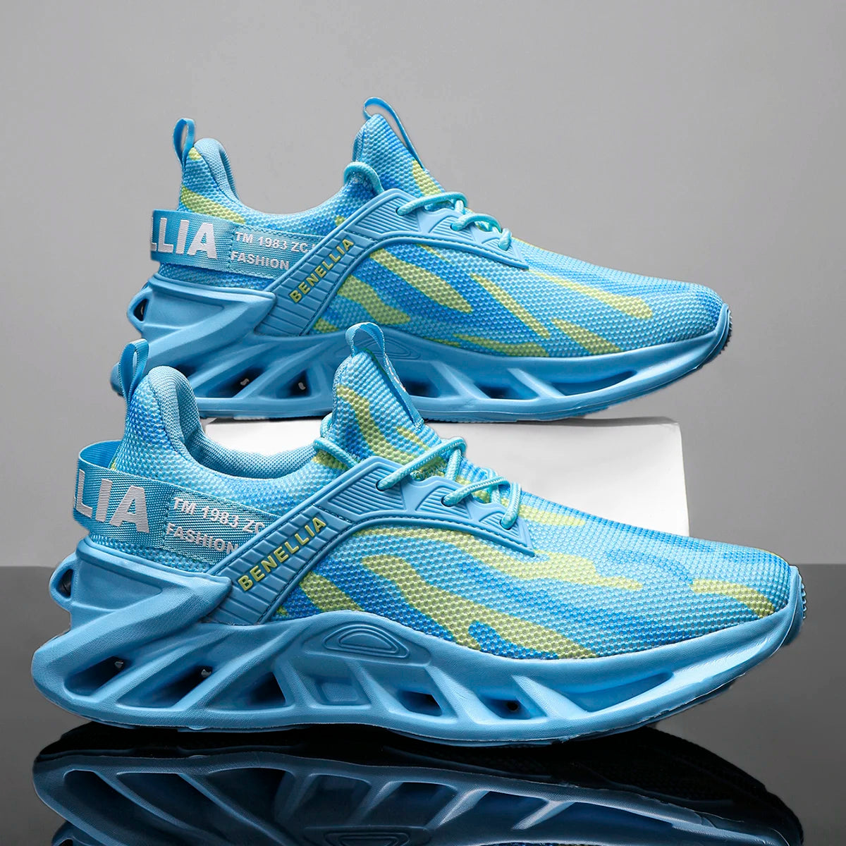 Running shoes for men and women, lightweight mesh, breathable and comfortable, flat and soft tennis shoes