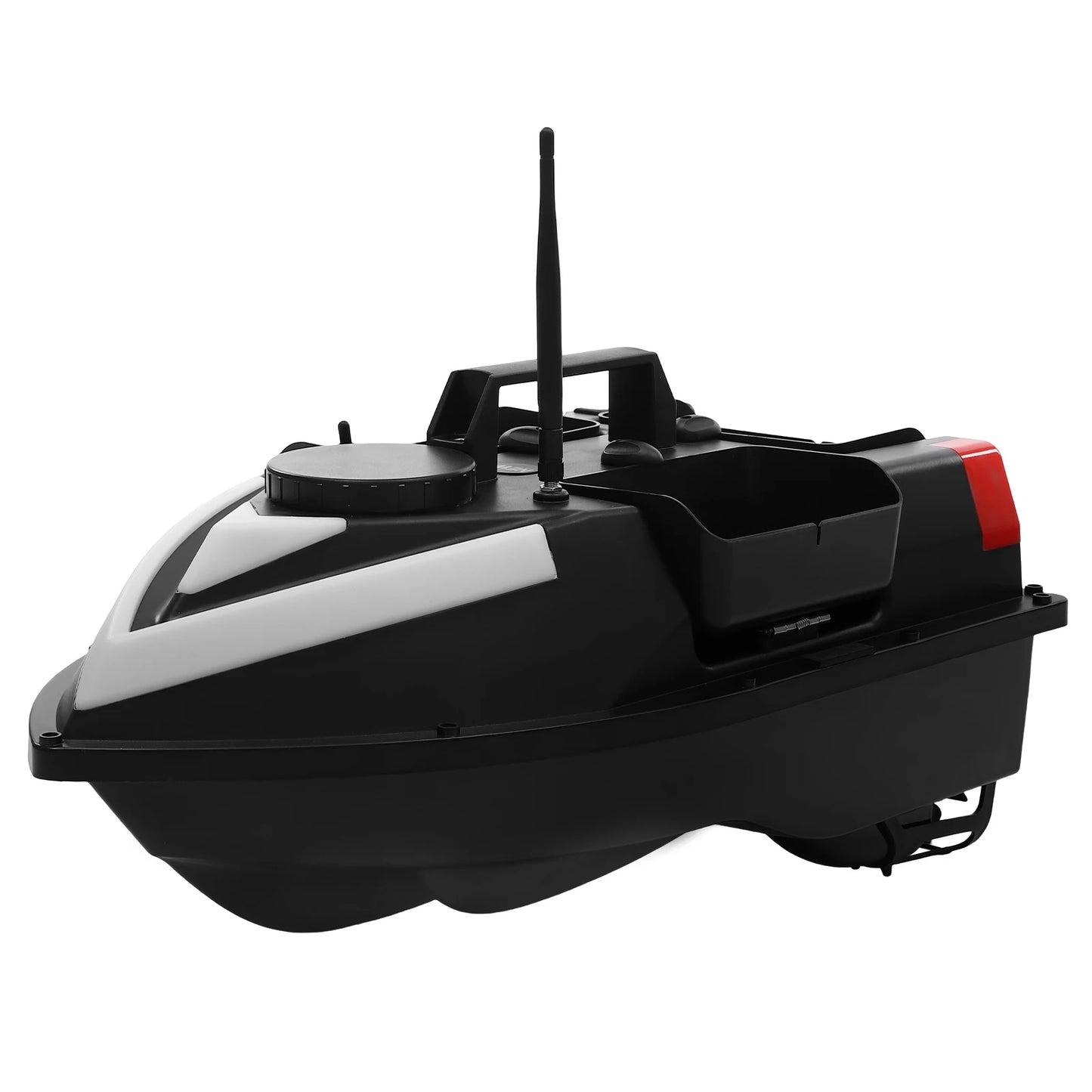 5200mAh GPS Fishing Bait Boat,Remote Control Nest Beater W/ 3/4 Bait Containers and LED Screen,1.5kg/2kg Load Rechargeable