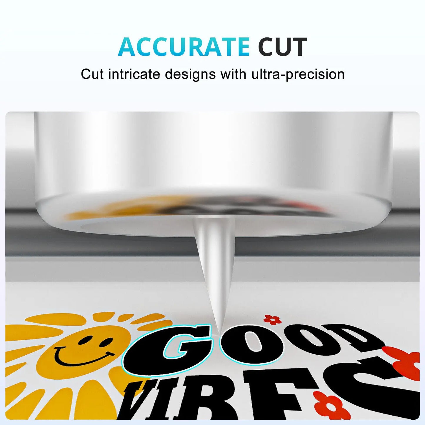 LOKLiK Vinyl Cutter Machine 2- Smart Die Cutting Machine for Crafts Customized Cards Compatible with iOS Android Windows Mac
