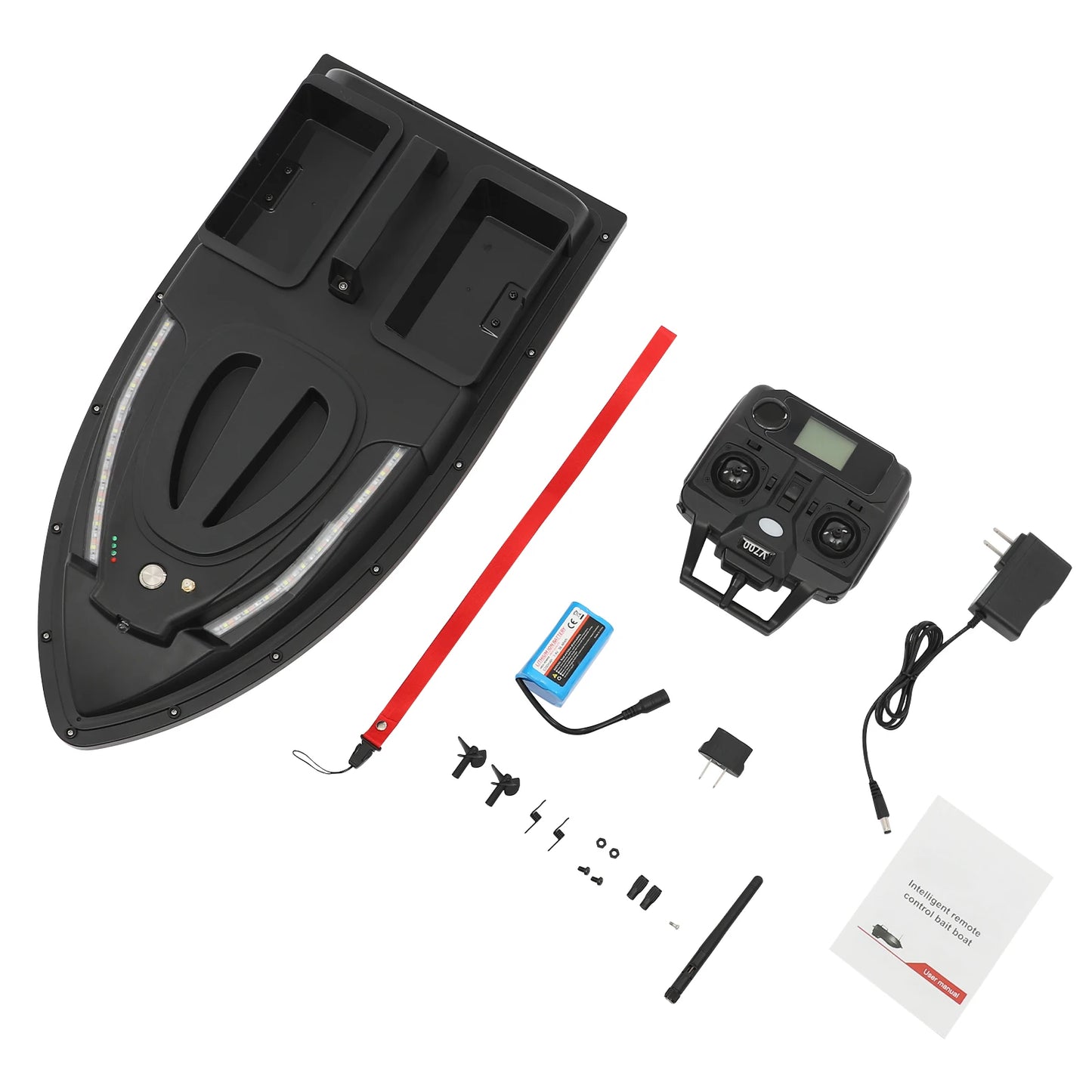 Fishing Bait Boat High Speed Fishing Bait Boat Remote Control Boat for Pool and Lake Bait Boats