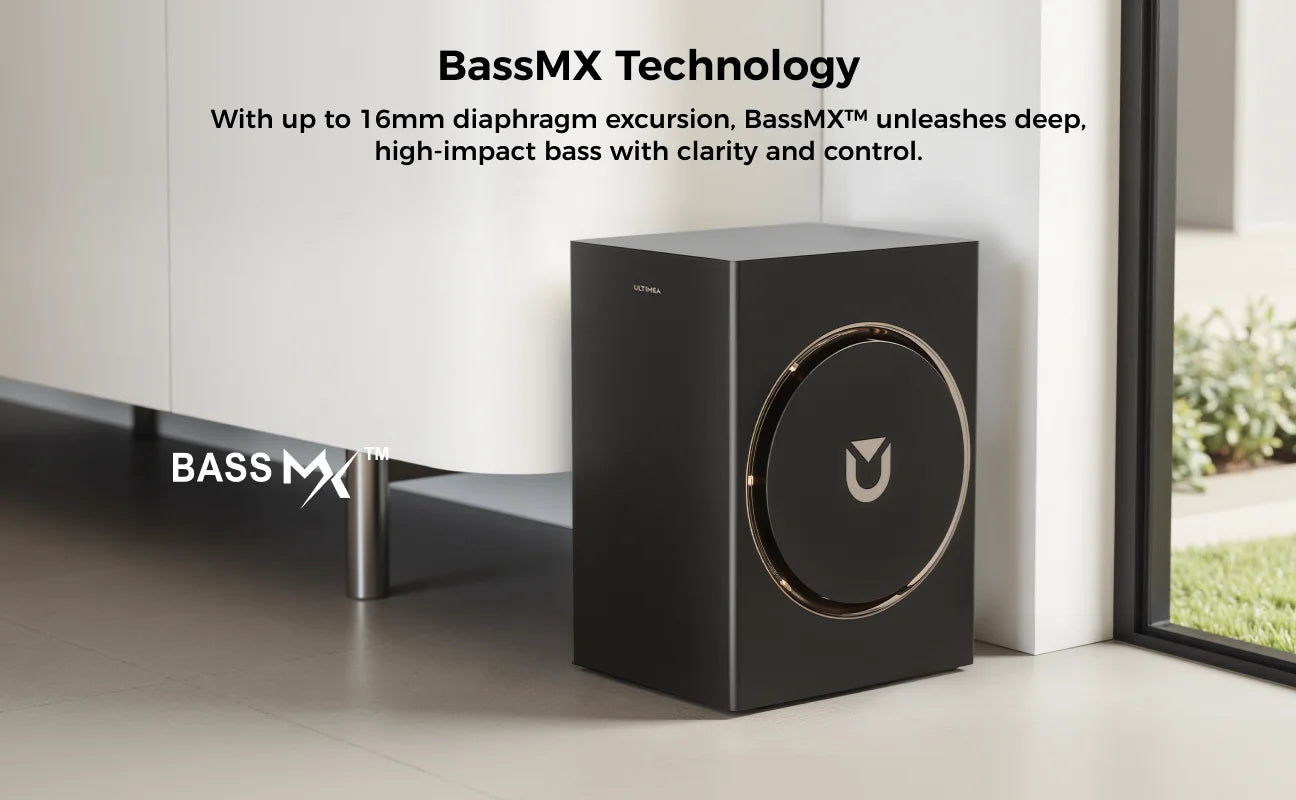 ULTIMEA 460W 5.1.2ch Sound Bar with Dolby Atmos, Surround Sound Home Theater System for TV with 2 Surround Speakers, APP Control