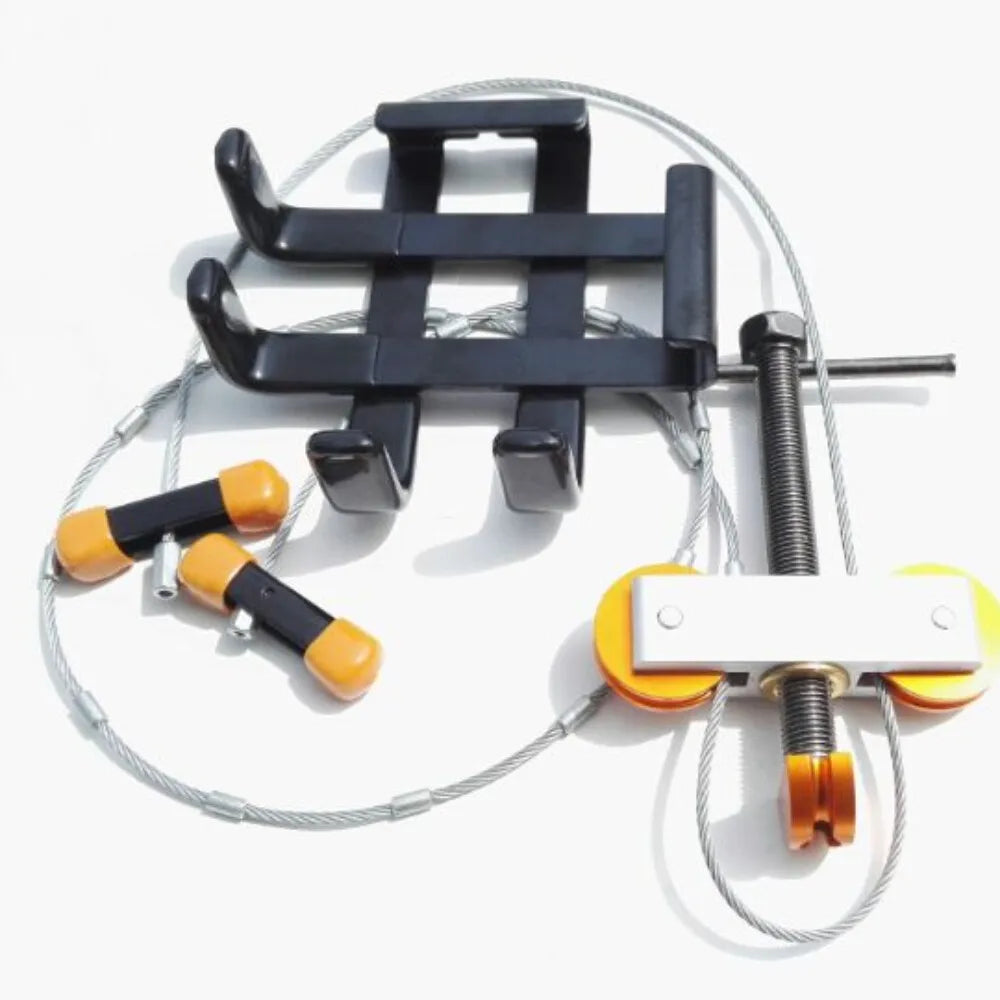 Compound Bow Press Quad Limb Brackets Portable Handheld Archery Tool Target