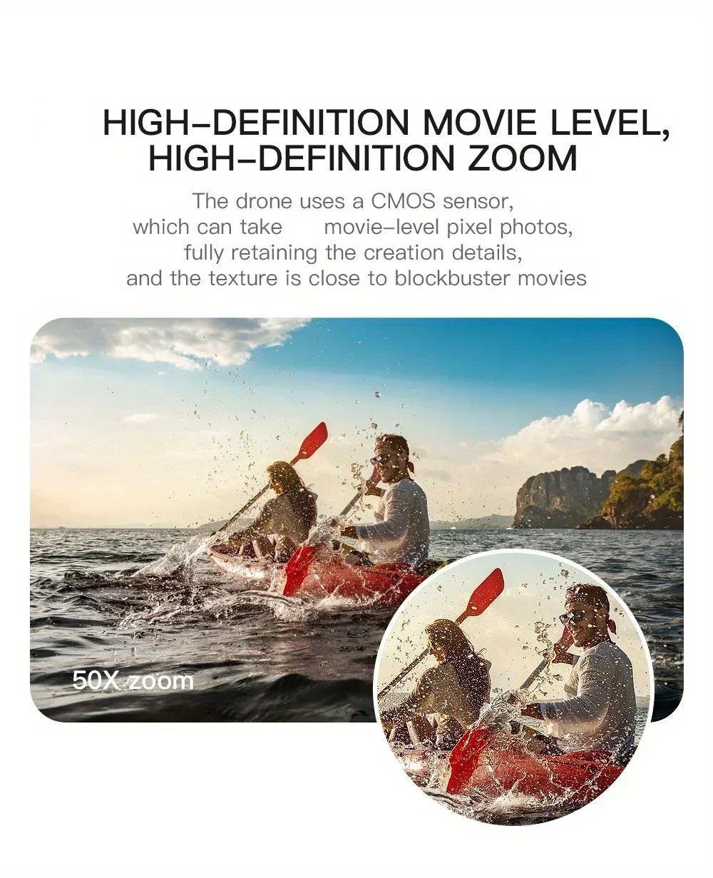 KF102 4K HD GPS Drone with Dual Camera 2-Axis Gimbal Optical Flow WiFi FPV Foldable Quadcopter Toy Perfect Gift for Kids Adults
