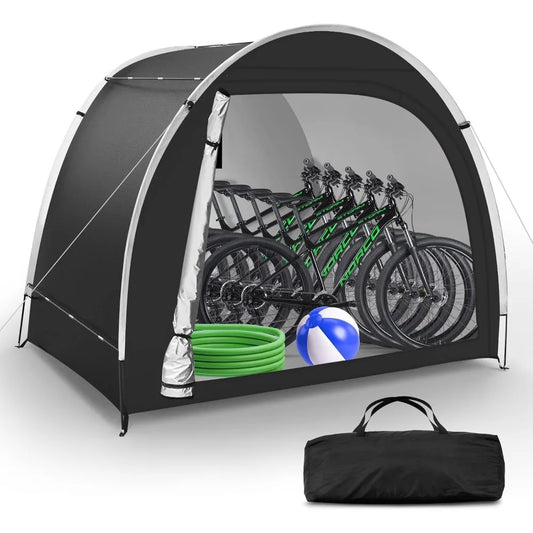 HOME Bike Storage Tent Sheds - Outdoor Storage Waterproof, Upgraded 6.56x4.92x5.58ft Bicycle Shed Tent