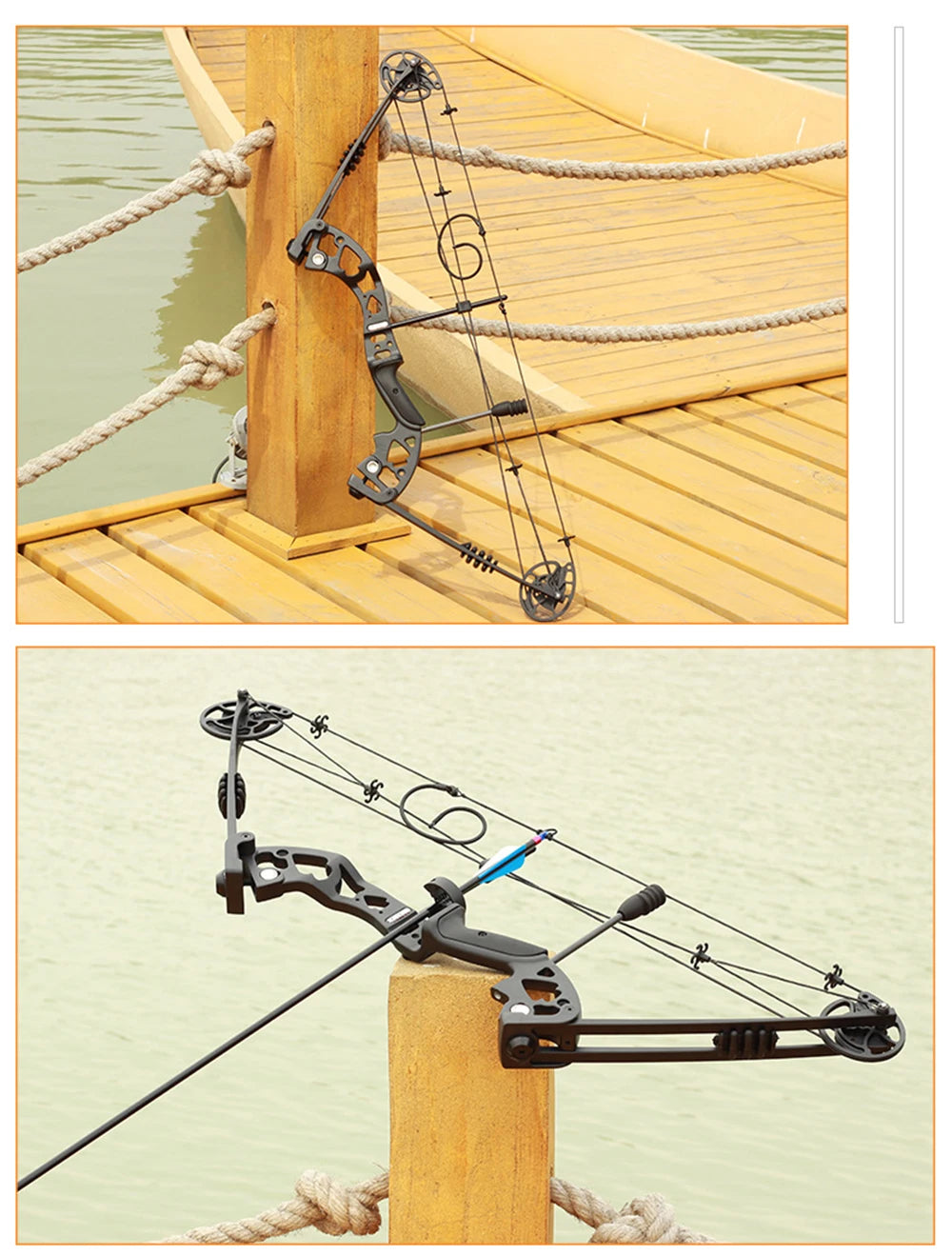Battleship X Composite Pulley Bow and Arrow M125 Outdoor Archery Equipment 30-60lb Bow and Arrow Set