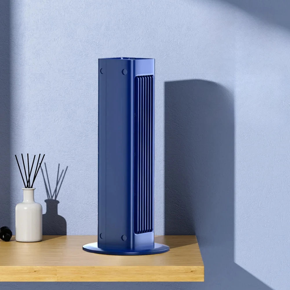 Leafless  Fan Remote Control Strong Wind Electric Fan LED Desktop Standing Fan for Bedroom Living Rooom Bathroom