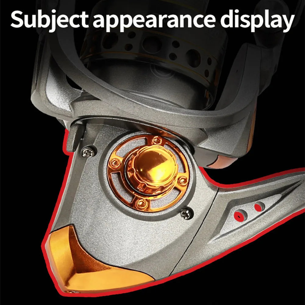 Spinning Fishing Reel CNC Metal Spool Spinning Reel All Purpose Fishing Spinning Reel for Freshwater Saltwater