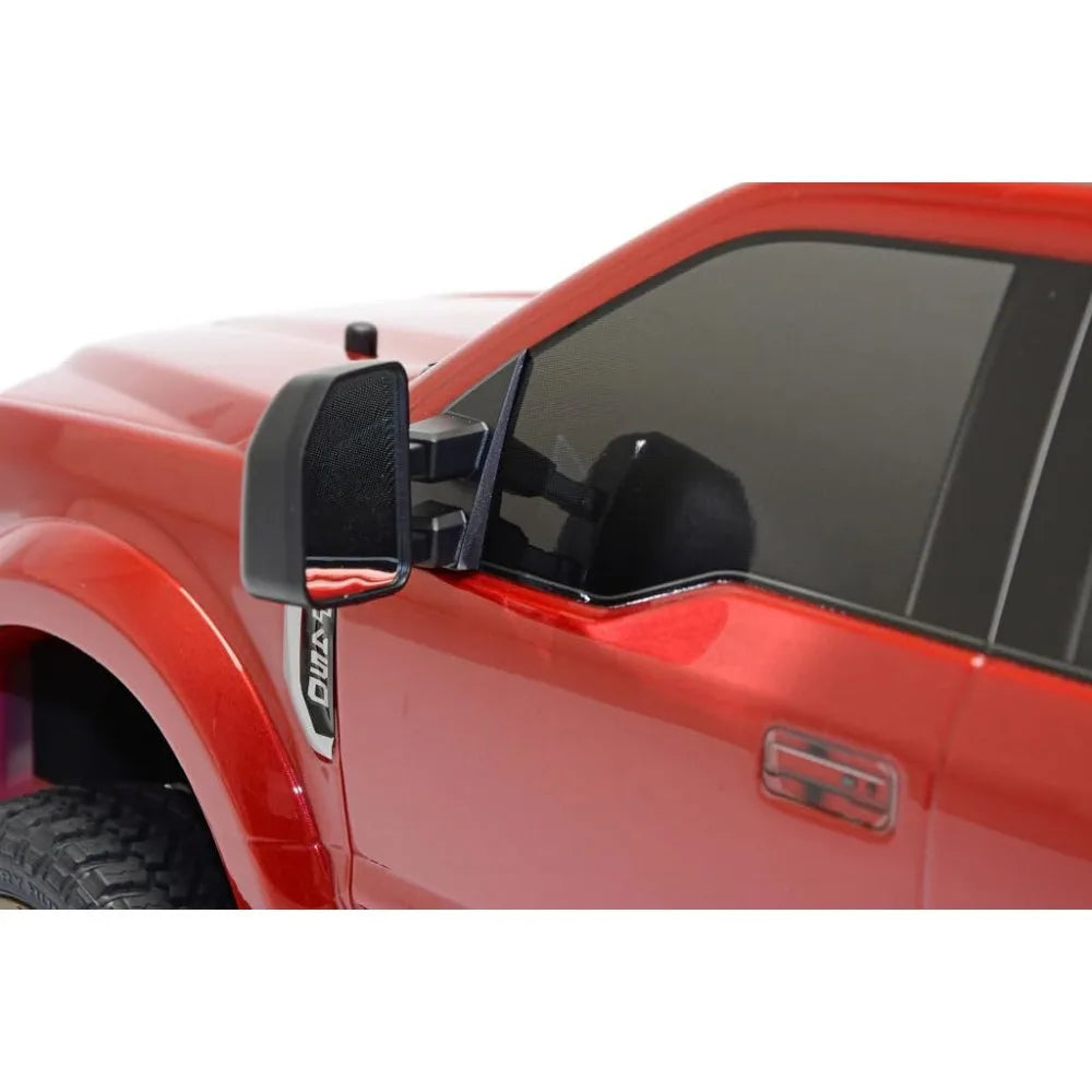 Wheel Edition 4WD RTR Truck, All-Terrain, Water-Proof for RC Hobbyists, Red Candy Apple