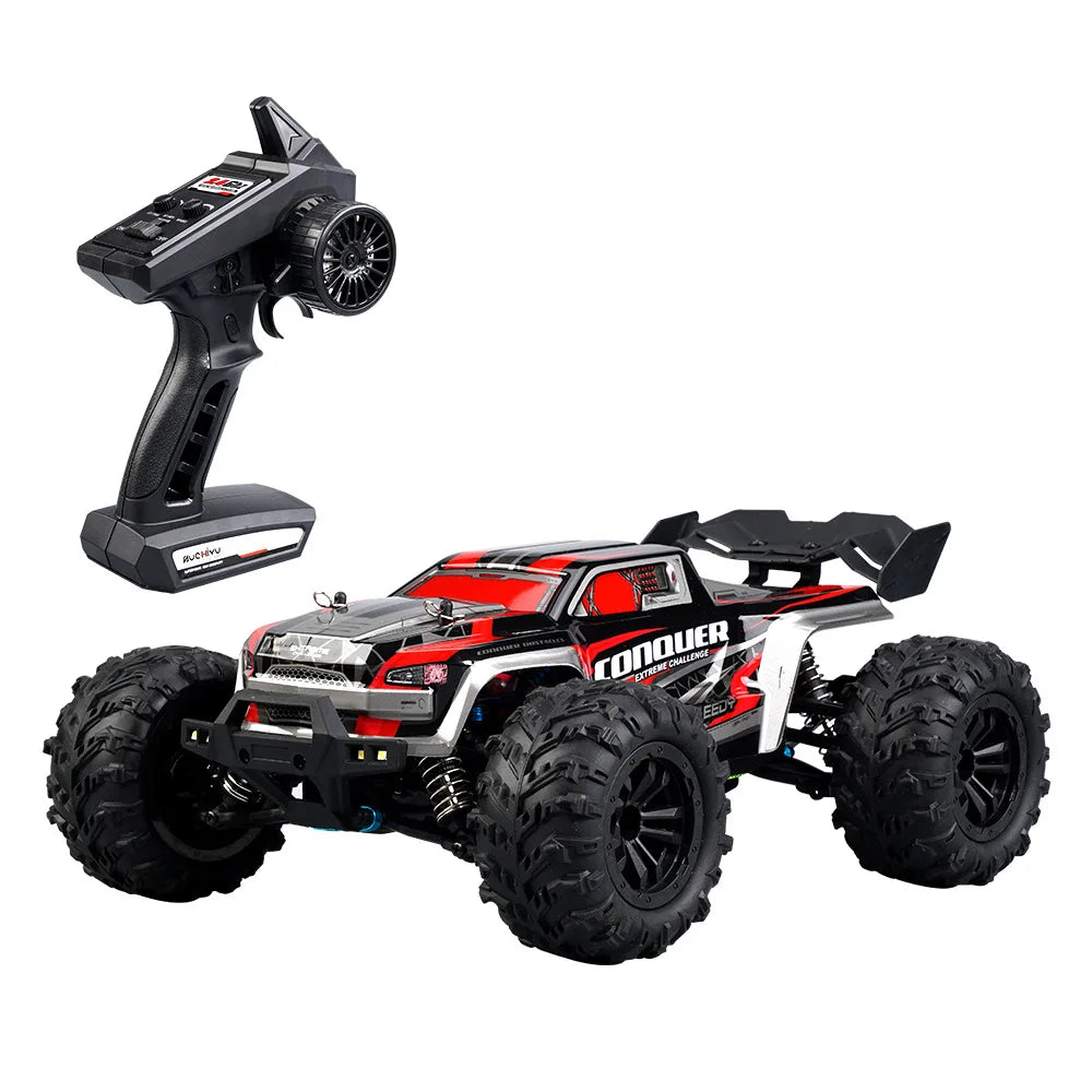 16102 1:16 Rc Car With Led Light 4WD 50km/h Off-road Vehicle High Speed Drift Car For Kid Vs Wltoys Boys Kids Birthday Gifts