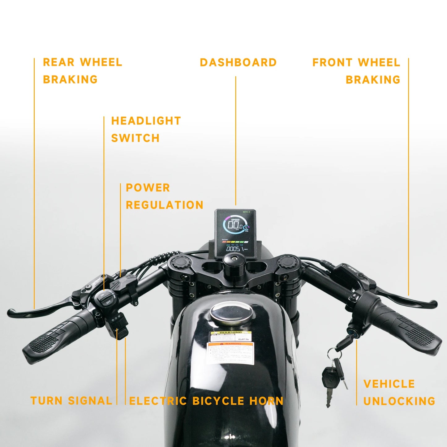 20" Electric Motorcycles Mountain fat tire E Bike for Adults, 1000W Peak Motor Ebike 29Mph 35Miles 48V 15.6AH Electric Bicycle