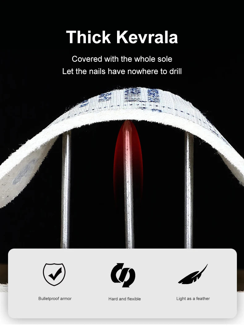 Fashionable breathable soft sole air cushion anti-smash and anti-puncture work shoes