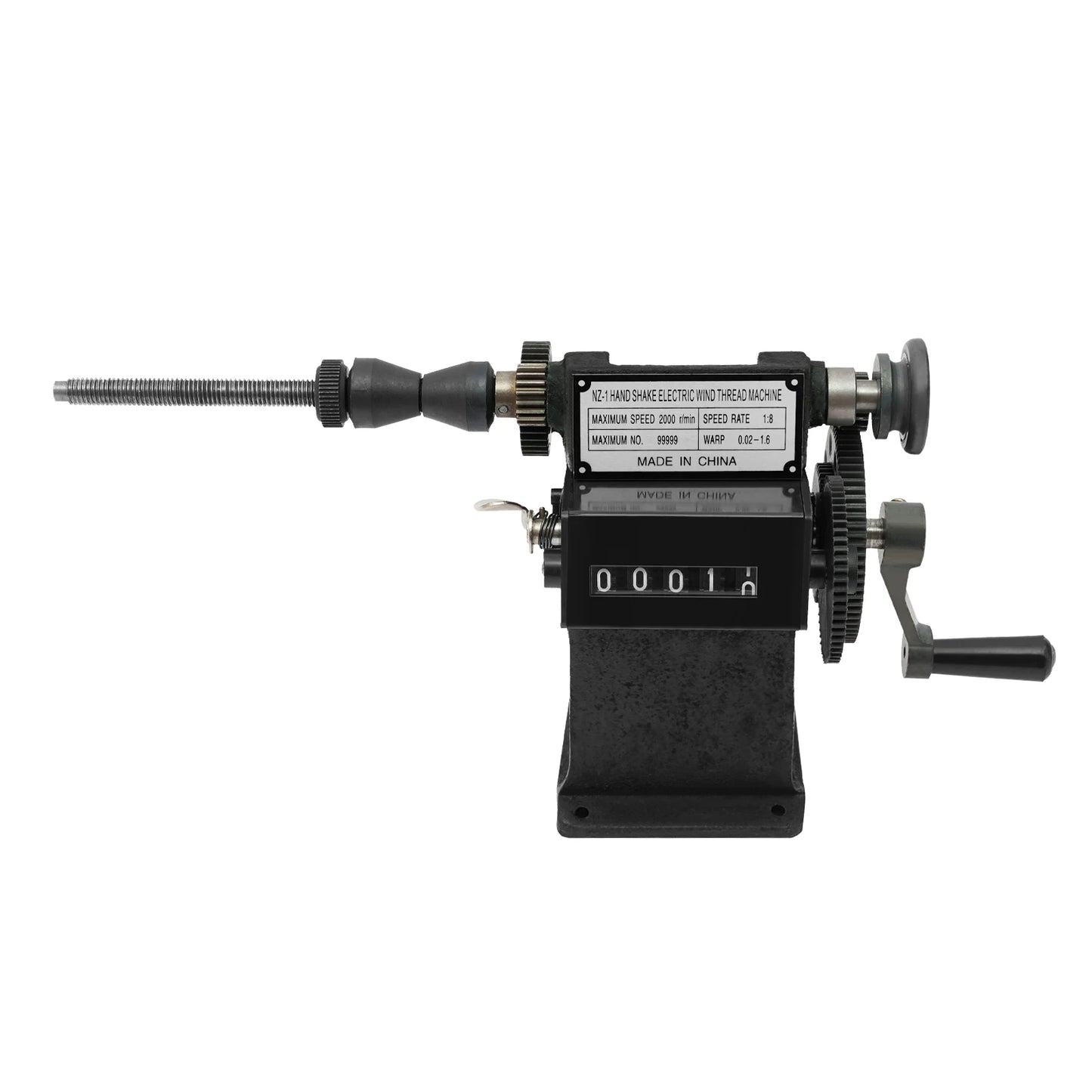 Manual Coil Winder with Counter 0-99999, High Quality Dual Purpose Hand Coil Winding Machine