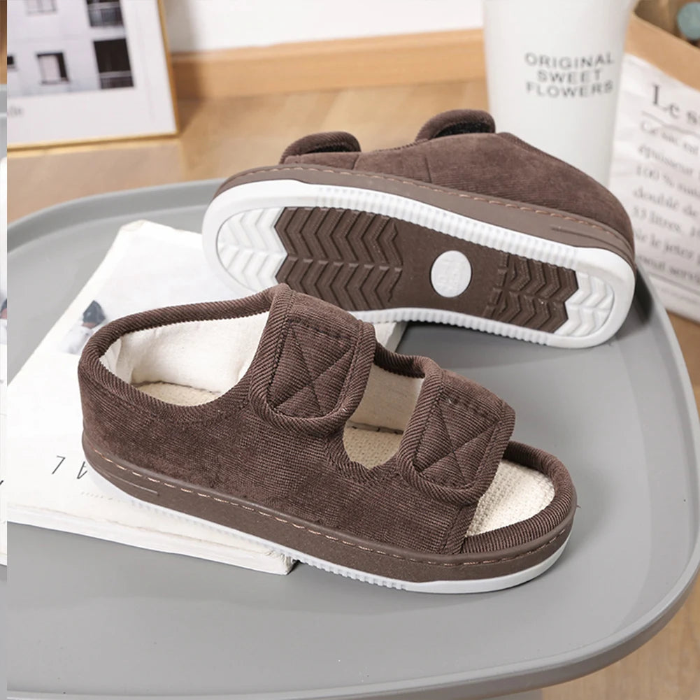 Diabetic Sandals Open Toe Diabetic Shoes Adjustable Walking Sandals Breathable Orthopedic Footwear for Women and Men