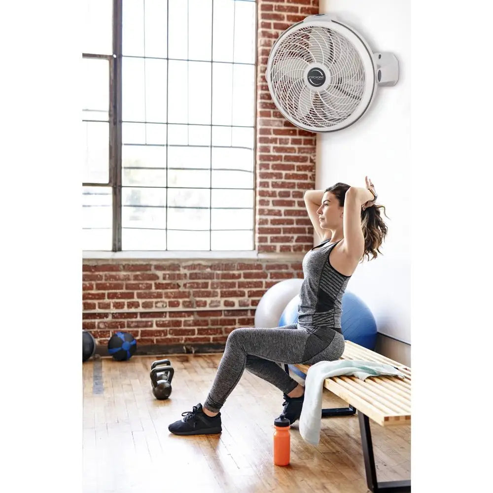 20 Inch Air Circulator Floor Fan 3 Speed Adjustable Wall Mount Quiet Portable with Easy Carry Handle Energy Efficient