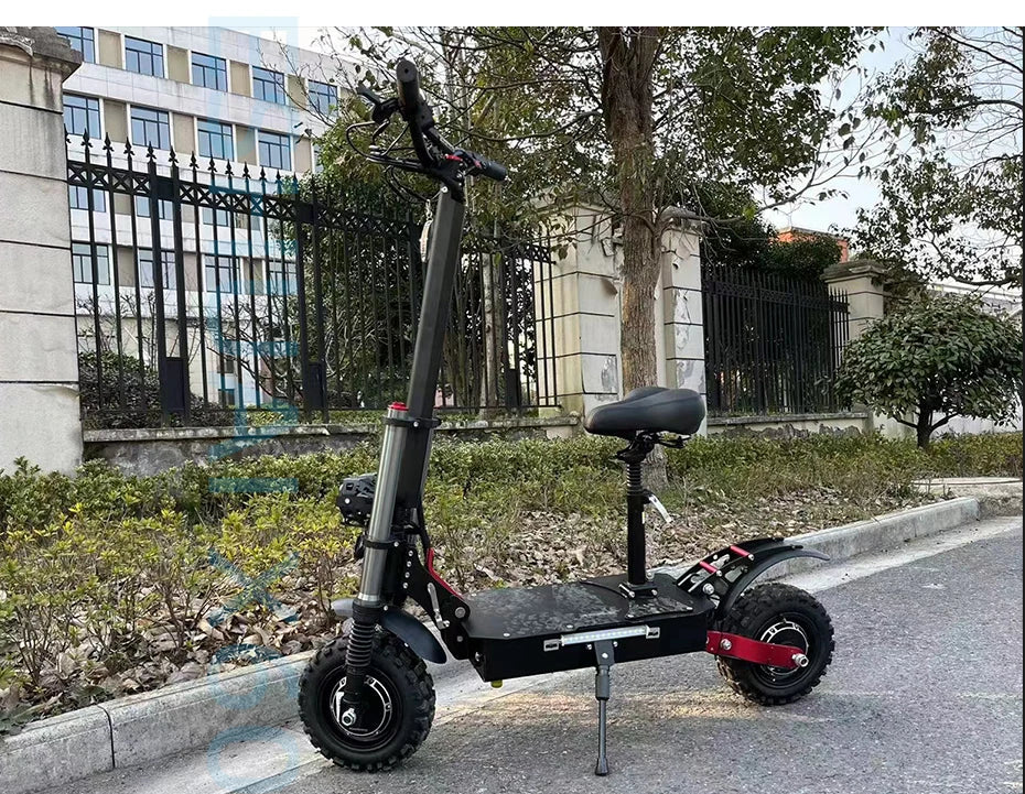 11inch Off Road Electric Scooter Dual Motor 85km/h Electric Scooter Adult 72V 6000W Powerful Electric Kick Scooter for Adults