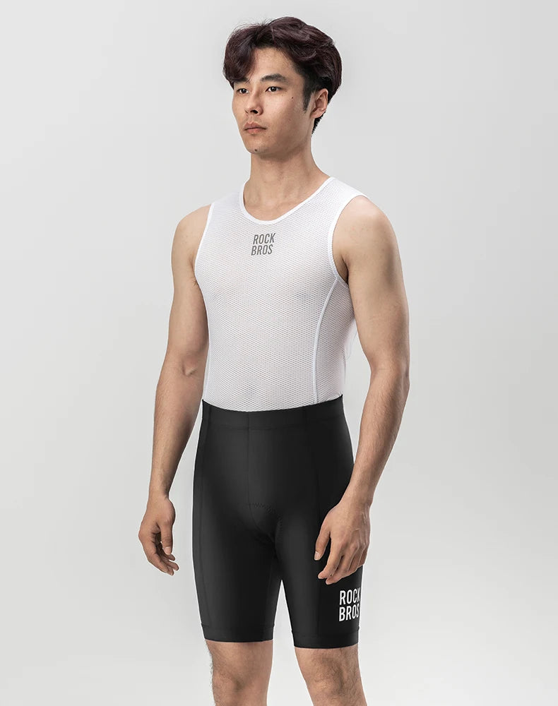 ROCKBROS Men's Cycling Shorts 3D Gel Pad Cycling Underwear Anti-Slip Breathable Bike Bicycle Liner Shorts Men MTB Road Riding